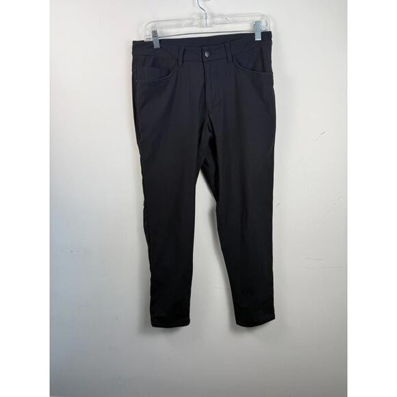 Lululemon ABC Pants Mens 30x31 Black  Classic Fit Tech Stretch Performance - Picture 1 of 5